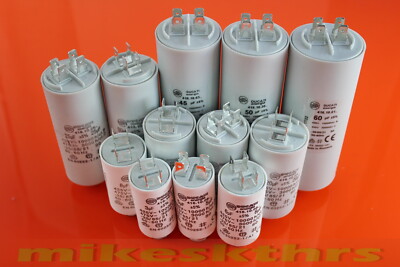 1-100 µF uF Anlaufkondensator Motorkondensator Doppelstecker Betriebskondensator