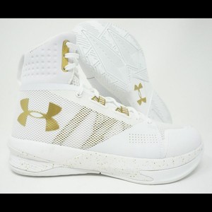 under armour shoes white and gold