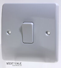 Blanc MK K2757 B 13 A 1 Gang Double Pôle-Switched Socket Outlet