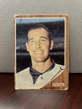 1962 Topps #126 Al Cicotte Houston 5351T