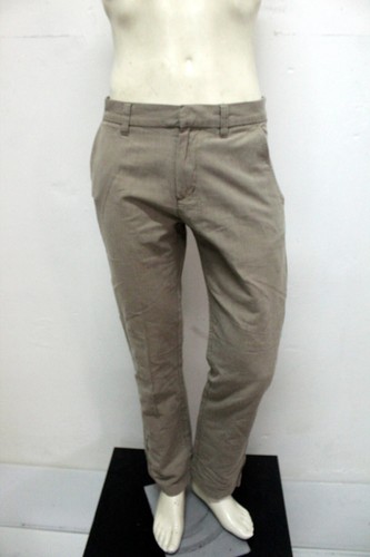Pantaloni Uomo Calvin Klein Jeans Tg W30 L34 Slim Fit Beige Eleganti Usati - Imagen 3 de 17