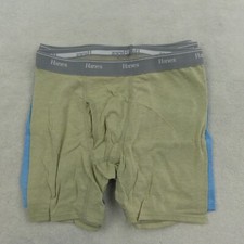 Hanes Underwear Boys Large Boxer Briefs 6 Pairs Cotton Blend