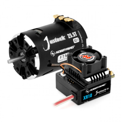 Hobbywing Xerun Justock Combo G3S mit 25.5 Turn 1600kV für 1:10 Cralwer, F1