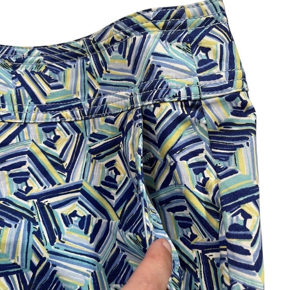 Talbots Women's Blue Patterned Back Zip Pencil Sk… - image 7