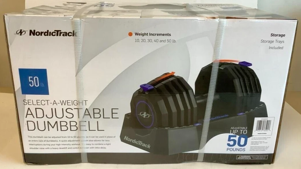 Nordictrack 50 lb adjustable dumbbells new arrivals
