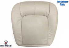 2001-2004 Seville STS -Passenger Side Bottom PERFORATED Leather Seat Cover Tan