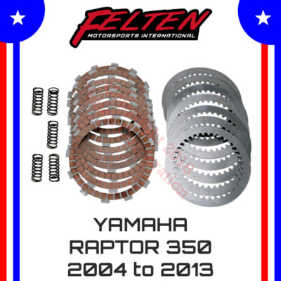 Yamaha Raptor 350 Heavy Duty Clutch Kit Discs Disks Plates Springs Rapter 04-13