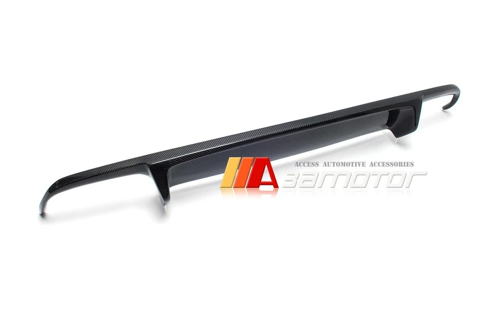 Carbon Fiber Rear Bumper Diffuser Quad fits 2007-09 Mercedes W211 E63 AMG Sedan - Image 2 of 4