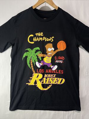 Born x Raised Shirt Mens Large Lakers NBA Champions Bart Born x Raised Shirt Mens Large Lakers NBA Champions Bart