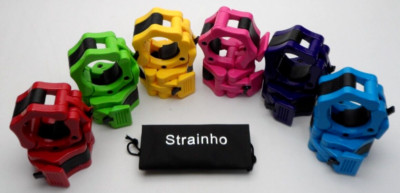 Barbell Clamps 2'' Quick Release Collars w/Pouch. Olympic.  Buy Bulk inexpensive