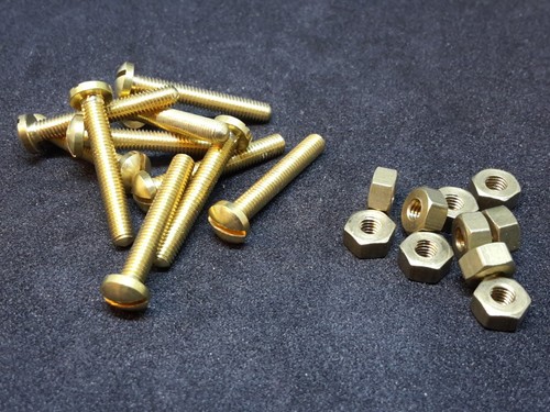 10 VITI CON DADO 3*20mm ACCESSORIO MODELLISMO AMATI ART. 4960 SCREWS NUT KIT - 第 1/1 張圖片