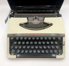 Sears Manual Portable Typewriter Model Number 268.52000 with Carrier Cover thumbnail