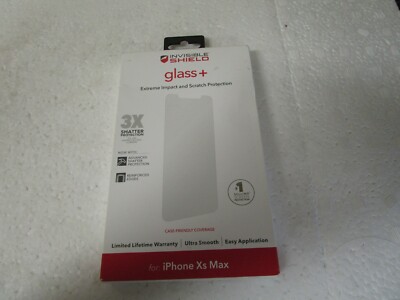 Zagg Invisible Glass+ Extreme Impact and Scratch Protection Apple iPhone Xs Max