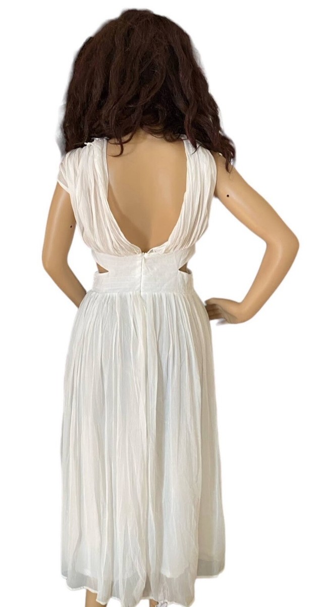 zara pleated cut out dress Zara pleated cutout dress