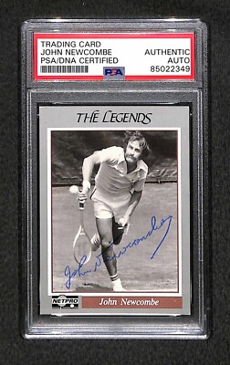 John Newcombe 26x Grand Slam HOF 1991 Net Pro Tennis Signed Rookie john-newcombe-26x-grand-slam-hof-1991-net-pro-tennis-signed-rookie