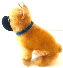 STEIFF Sitting Boxer Dog Swivel Head circa 1950