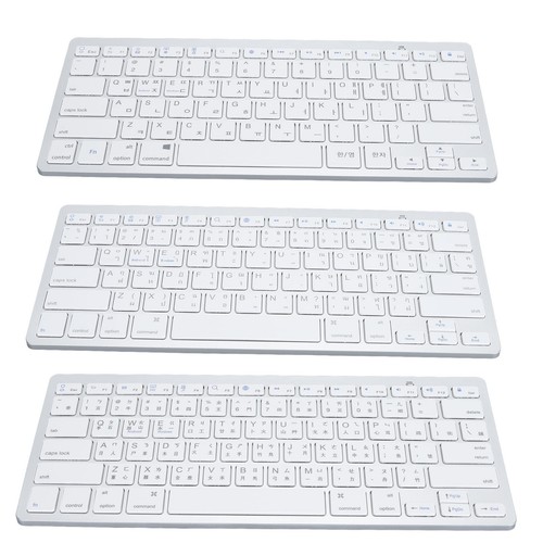 BT Keyboard Bilingual Super Slim Scissor Switch Wireless Keyboard For PC Lap AU - Picture 6 of 21