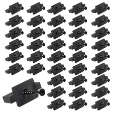 50Pcs Hidden Fasteners Clips for Deck Fastening, Black Nylon Plastic T Clips ...