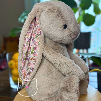 Jellycat HUGE Blossom Beige Bunny 'Petal' New NWT BIG Soft Plush
