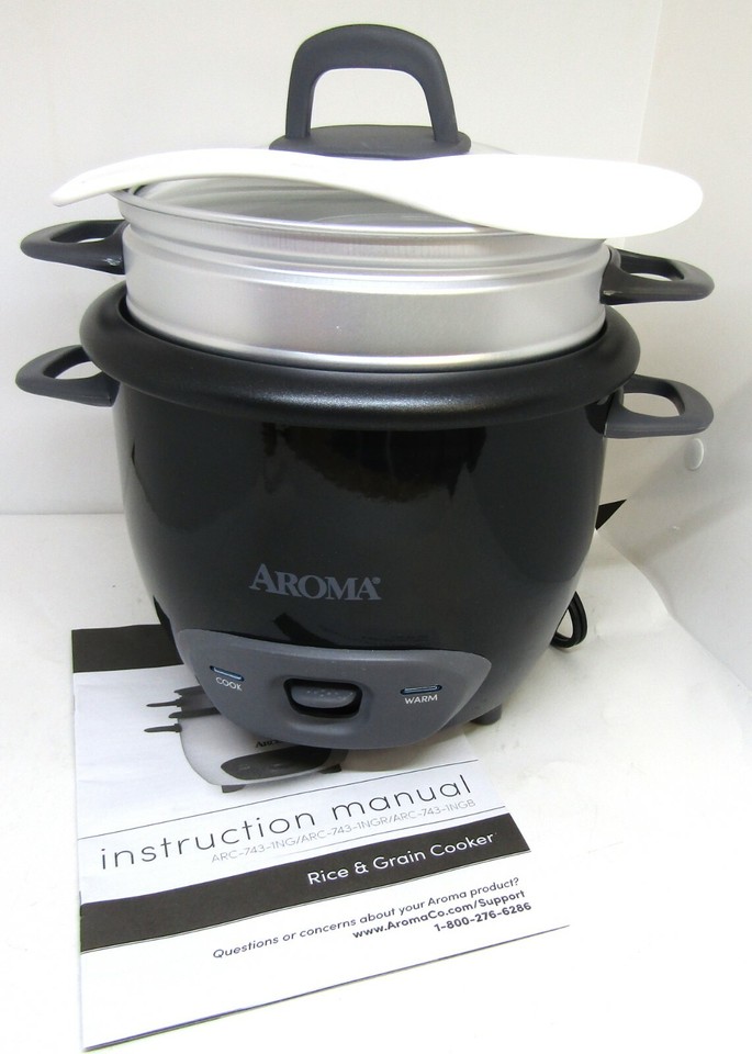 Aroma Rice and Grain Cooker, 1.5 qt. BPA Free. Operation. eBay