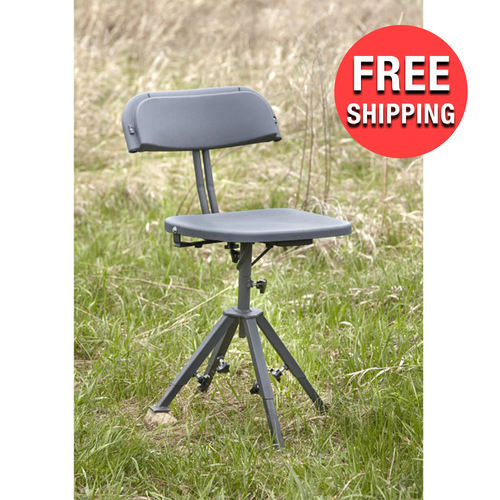 Hunting Blind Chair w/ Swivel Seat Rotating 360° Outdoor Hunting 300 lb