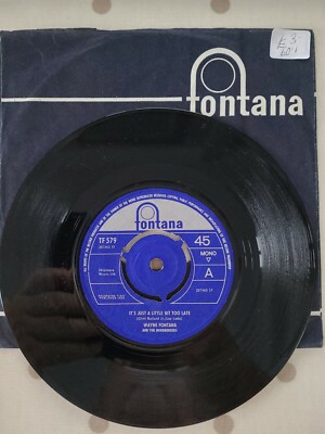 Wayne Fontana '' Its Just A Little Bit Too Late'' 1965 Fontana Records