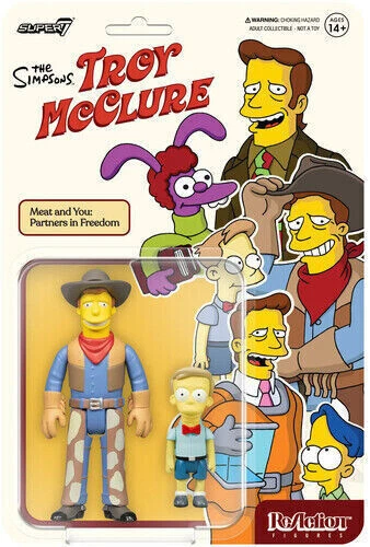 Los Simpson Reaction Troy McClure Cocina con ADN Carne de Conejo Difuso Juego de 3 - Imagen 2 de 3