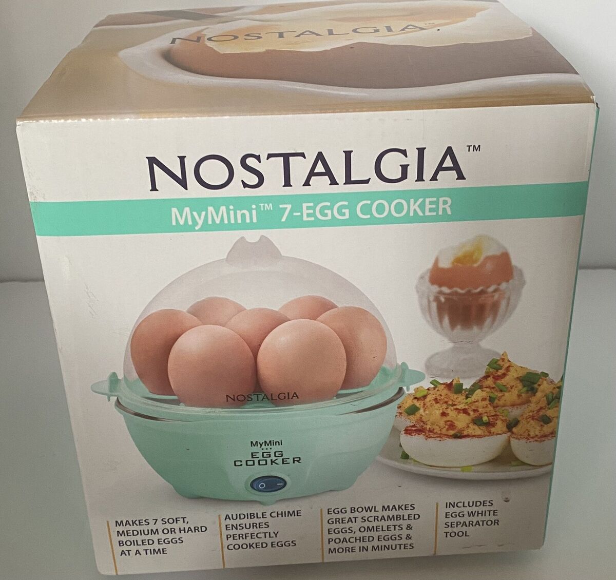 Nostalgia Mymini Egg Cooker Teal