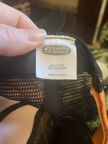 Crayola Baseball Hat Orange EUC - Picture 5 of 6