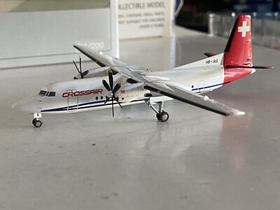 Herpa 200 Crossair Fokker 50 1:200 HB-IAS 554213 F-50