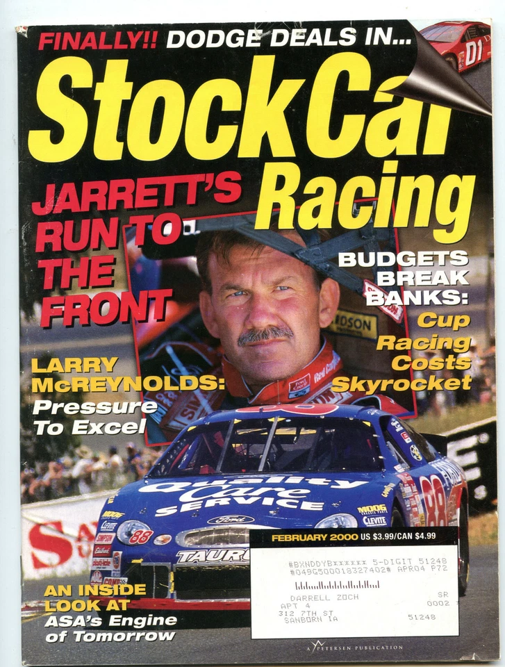 1995 Action # 28 Dale Jarrett -- Stock escala 1/64 #4197 + revista - Imagem 2 de 2