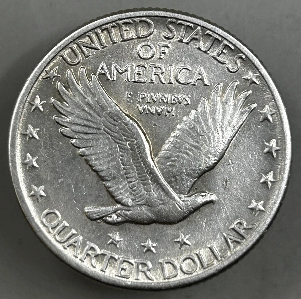 1920-S Silver Standing Liberty Quarter AU - 24722 - Image 2 of 2