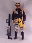 Vintage 1992 GI Joe Stalker Ranger African American 12" Action Figure Pistol