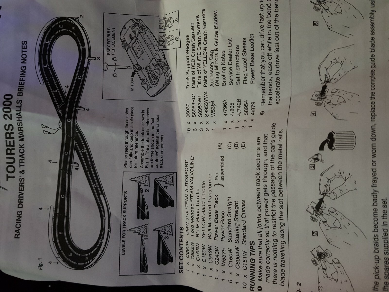 scalextric tourers 2000