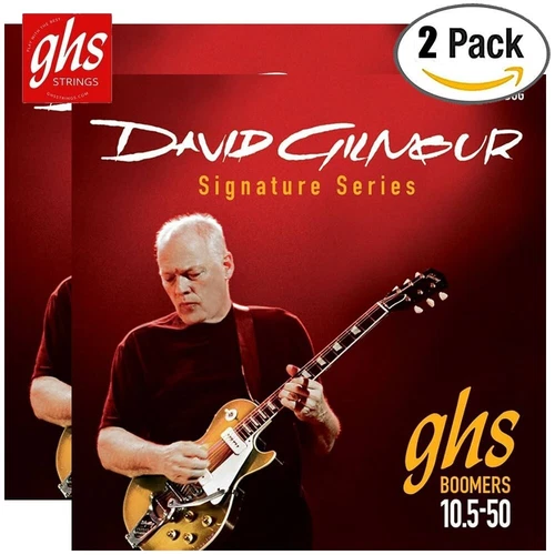 2-PACK GHS GB-DGG David Gilmour Signature Nickel-Plated Electric Guitar Strings
