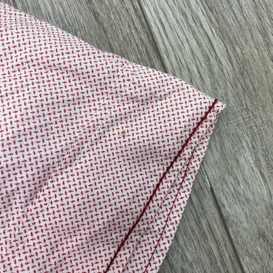 Camisa Zara Hombre Abotonada Young Division Mediana Roja Manga Corta Foto 4 de 4