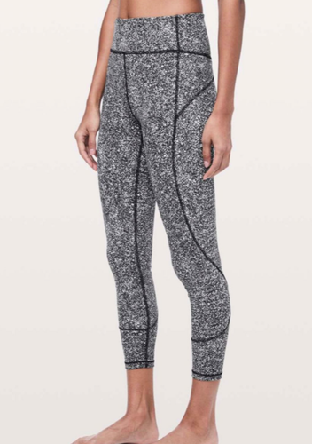 Lululemon In Movement Tight hemmed size 