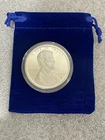 1 OZ 999 PURE SILVER LINCOLN CENT SILVER ROUND IN A CAPSULE & GIFT POUCH