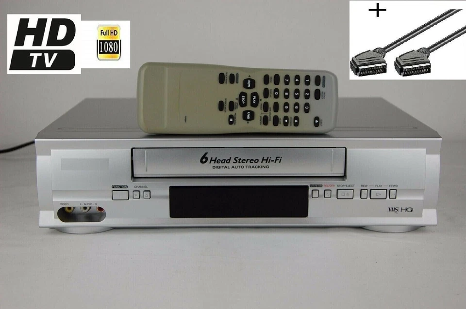Videorecorder *1-Jahr Garantie VHS Videorekorder für HDMI*original Fernbedienung - Bild 4 von 4