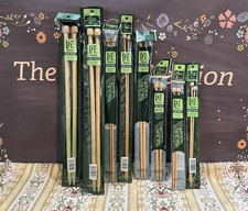 Clover Takumi Bamboo Premium Straight Knitting Needles Assortment LOT of 8 Japan