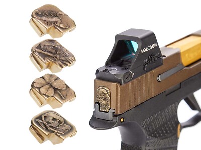 NDZ Sig P365 P365XL X Macro Fuse Brass 3D Slide Cover Back Plate