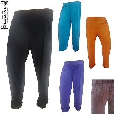 Aladdin pants bloomers Goa pants pantalon hippie India inde pilet pleated yoga psy
