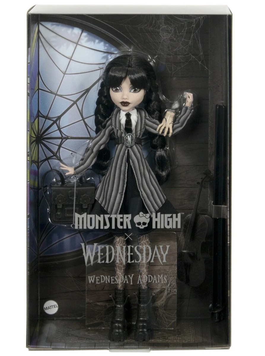 NIB Set Of 3 MONSTER HIGH X WEDNESDAY ADDAMS RAVE'N ENID NIB Set Of 3 MONSTER HIGH X WEDNESDAY ADDAMS RAVE'N ENID