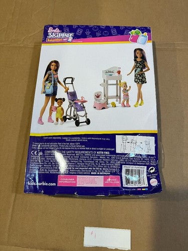 2017 Barbie Skipper Babysitters Inc -Babysitter Doll Play Set Damaged Pkg NEW - Picture 3 of 3