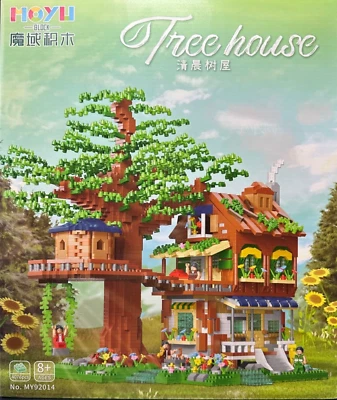 MOYU BLOCK Moyu Diamond Blocks Klemmbausteine MY92014 Baumhaus 4076 Teile neu ovp