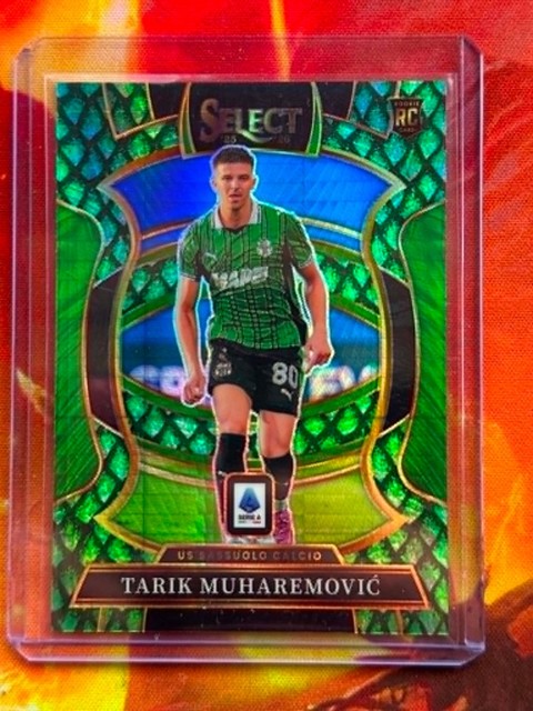 2025-26 Panini Select Serie A Sassuolo RC Tarik Muharemovic jade dragonscale /18