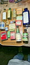 Vintage Antique Medicine Apothecary Bottles And Tins Lot Of 20 Some With Boxes