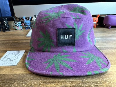 Vintage 2012 Huf 420 Pack Purple Pantlife Volley Cap Hat Camp Kristina Rose