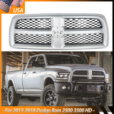 For 2013-2018 Ram 2500 3500 Tradesman Bright Silver Black Front Bumper Grille For 2013-2018 Ram 2500 3500 Tradesman Bright Silver Black Front Bumper Grille