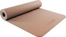 TONE Fitness Yoga Mat 1/4" Thick Non Slip Exercise & Pilates Mat for Home Workou